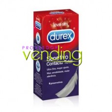 Preservativos Durex Sensitivo Contacto Total 6 unid